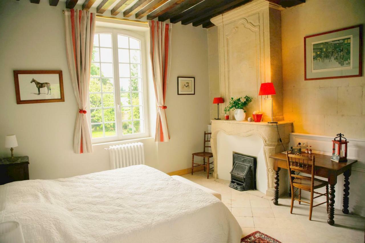Bretteville-l'Orgueilleuse Bed & Breakfast Chateau Les Cedres מראה חיצוני תמונה