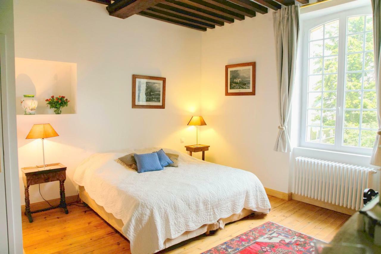 Bretteville-l'Orgueilleuse Bed & Breakfast Chateau Les Cedres מראה חיצוני תמונה